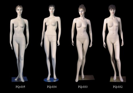 female mannequin in details