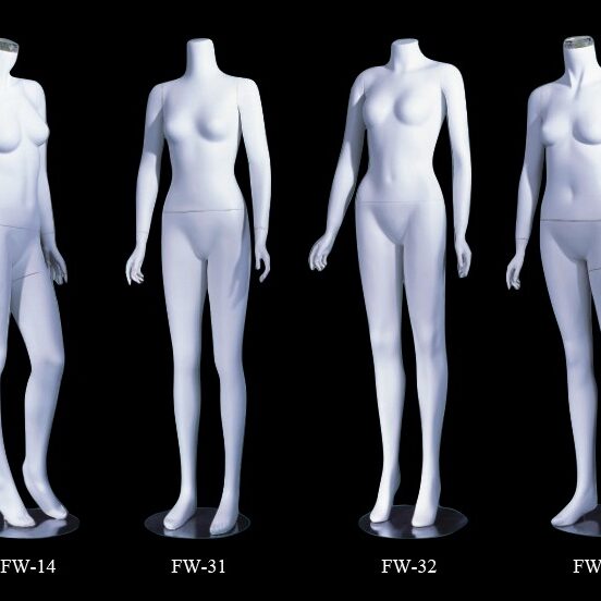 headless female mannequins in details