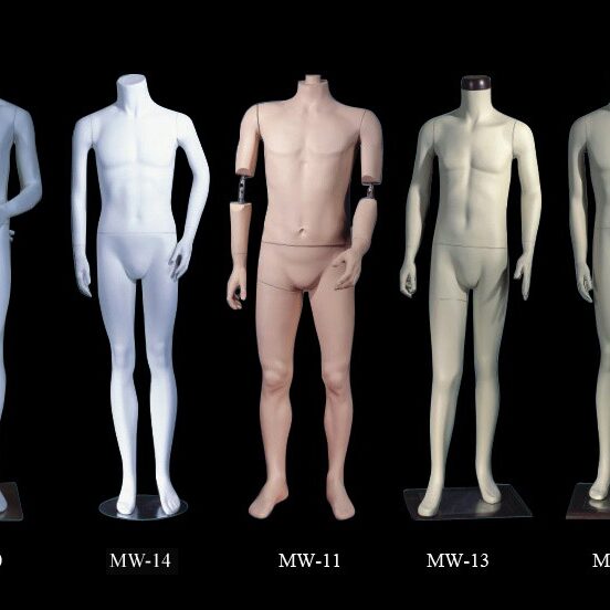 Headless male mannequins