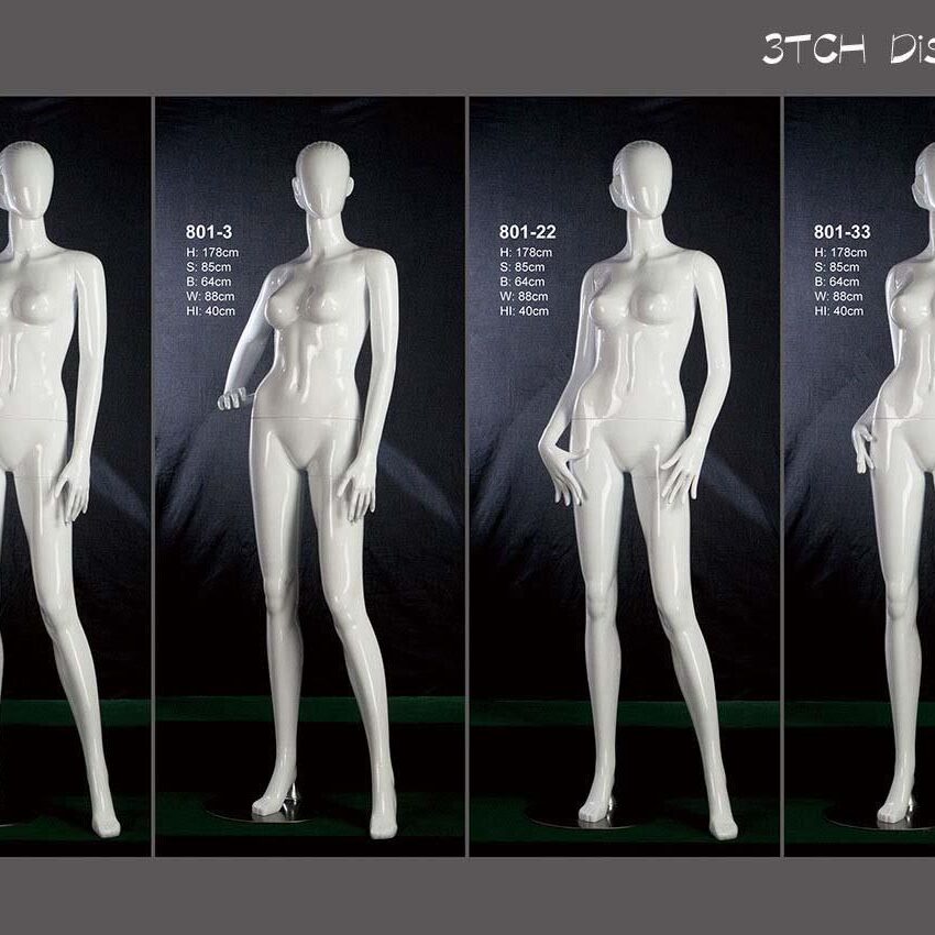Plastic fashion mannequins series