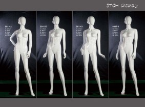 Plastic mannequin female group