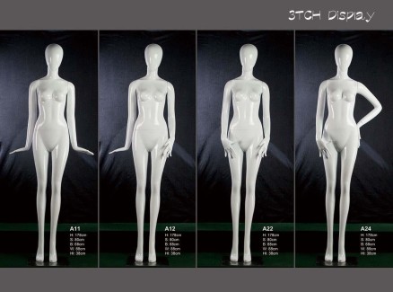 Plastic female mannequin group 6