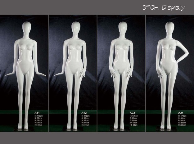 Plastic female mannequin group 6