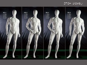 Plastic male mannequin group 5