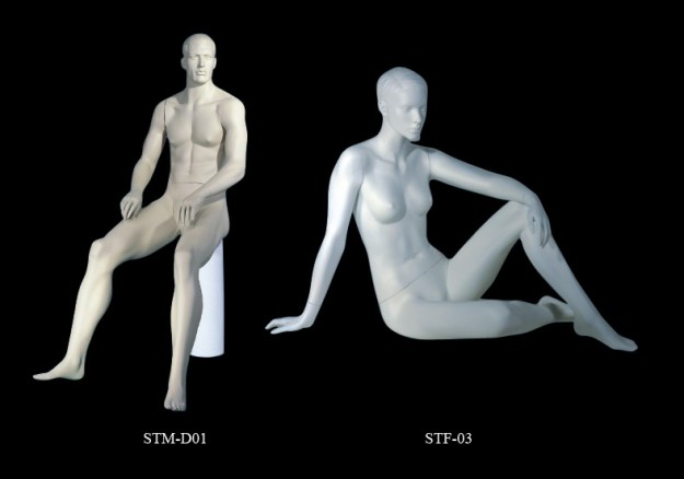 Seating mannequins products display