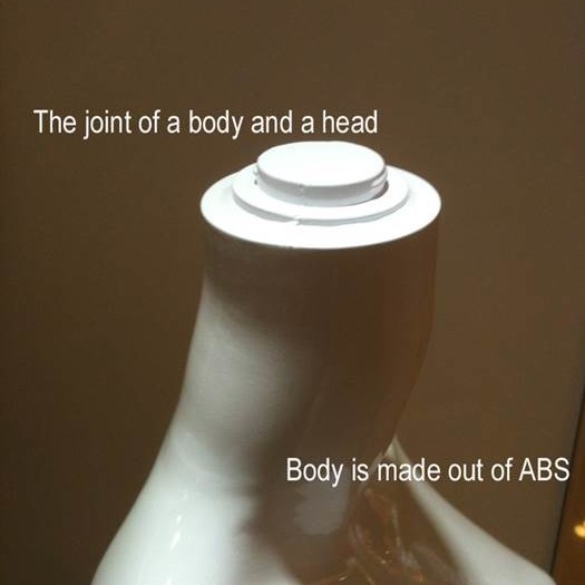 Accessories of plastic mannequins