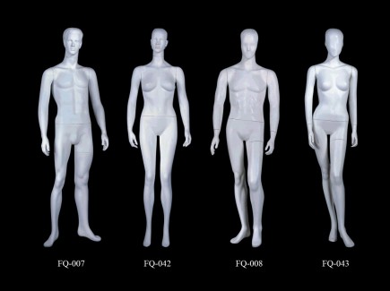 Male and female mannequins group