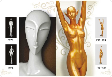 female abstract mannequins