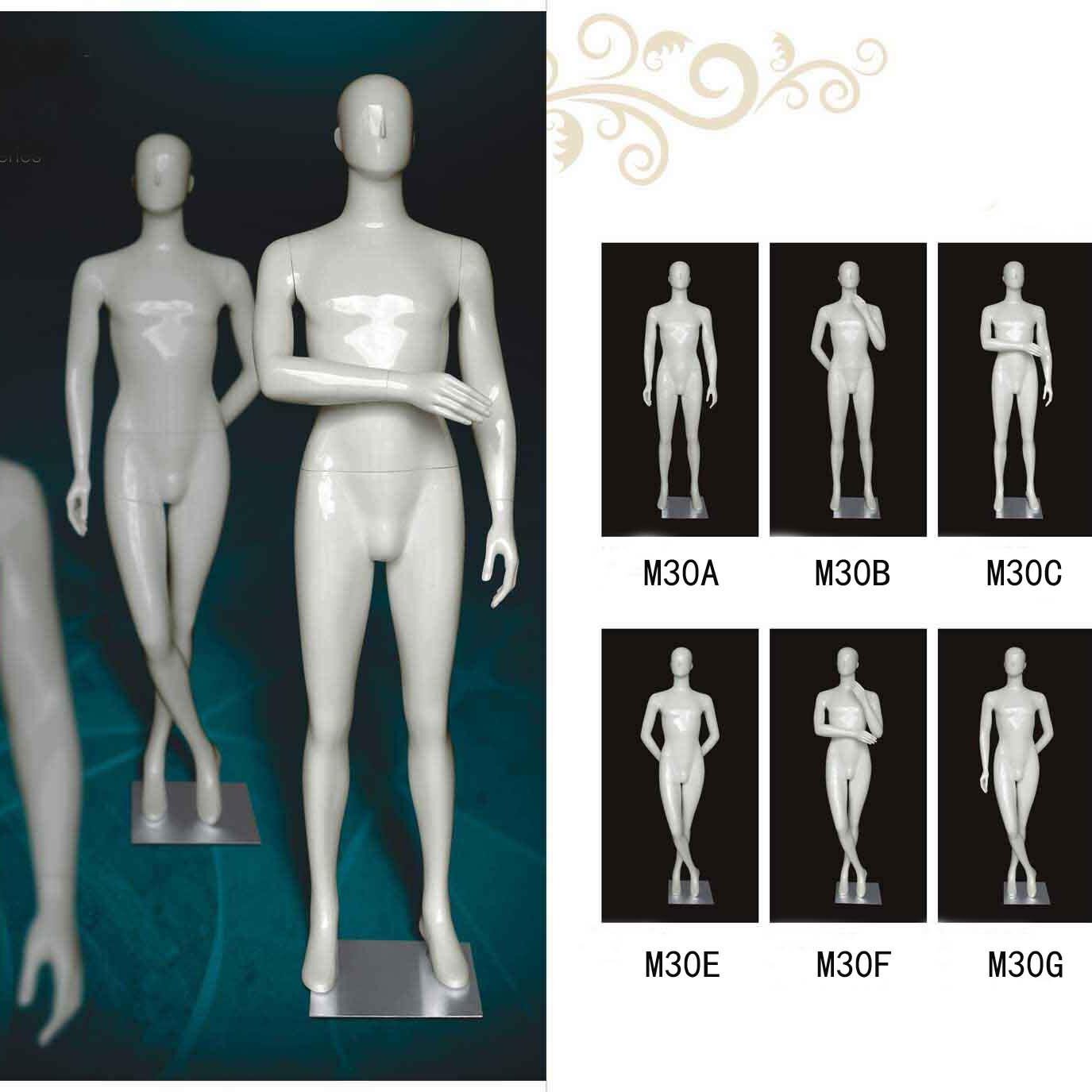 Abstract male mannequins