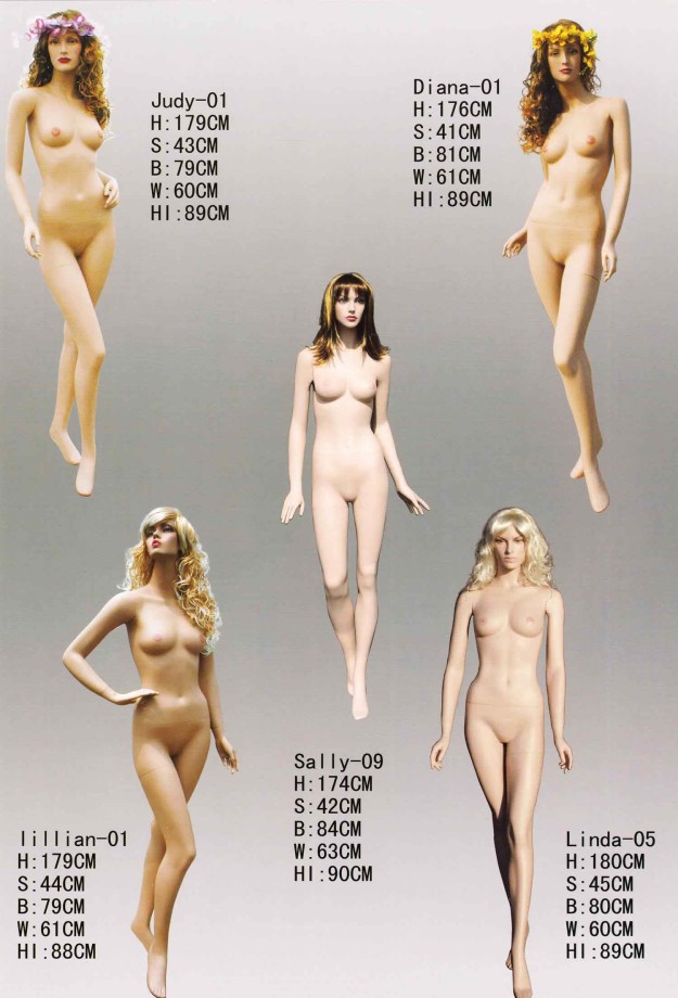 Realistic fashion mannequins products