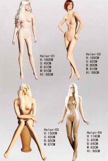 Realistic fashion female mannequin
